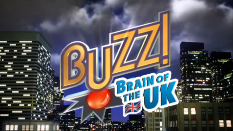 Buzz: Brain of the UK title screen for PSP